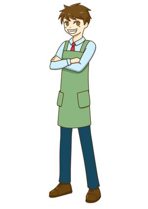 まのあやか (bipomaru)さんの給食会社の社長をイメージしたキャラクターへの提案