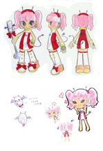 mana_mameさんのHPのイメージキャラクターデザイン案への提案
