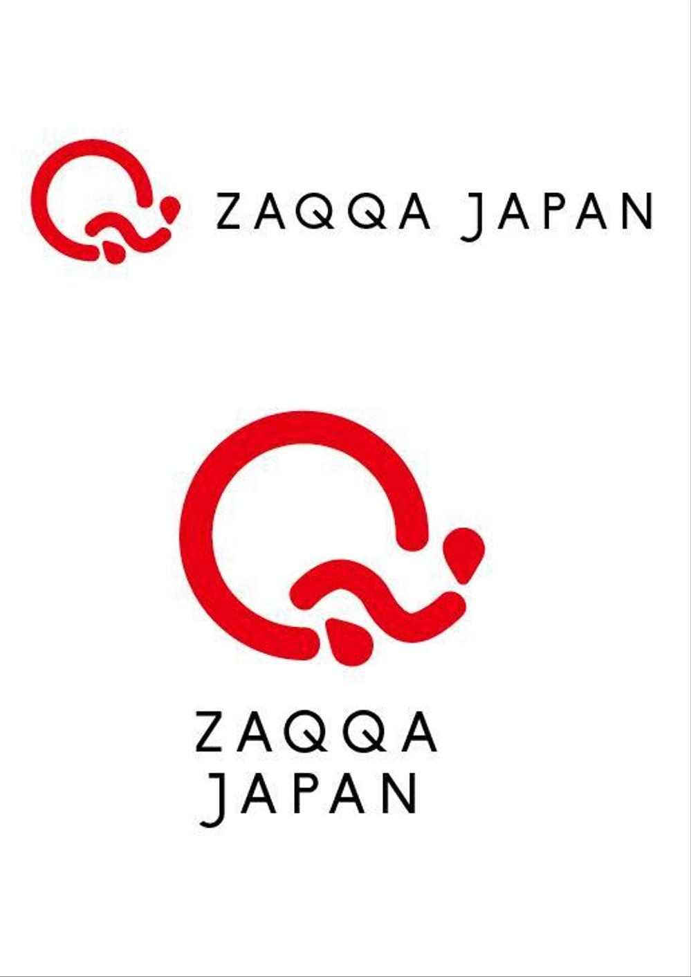 「ZAQQA JAPAN」のロゴ作成