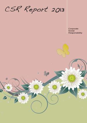 水落ゆうこ (yuyupichi)さんのCSR報告書　表紙デザイン制作への提案