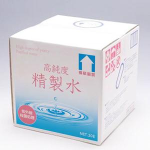 mds303 ()さんの精製水のダンボールパッケージ用デザインへの提案