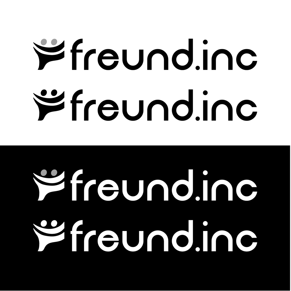 「freund.inc」のロゴ作成