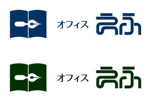 renamaruuさんの「オフィス えふ」のロゴ作成への提案