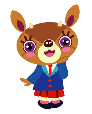 mimika (mimika)さんの「マンション経営大学」の生徒役、鹿をモチーフにした「みじか先生」の姪「とうしかちゃん」を募集します。への提案