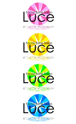 山崎亮一 (ryo23)さんのフェイシャルエステサロン「Luce」のお店のロゴへの提案