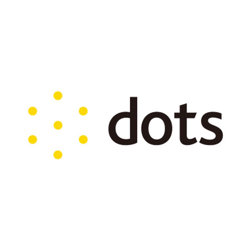 「インテリジェンスの新サービス 『DOTS/Dots/dots』」のロゴ作成