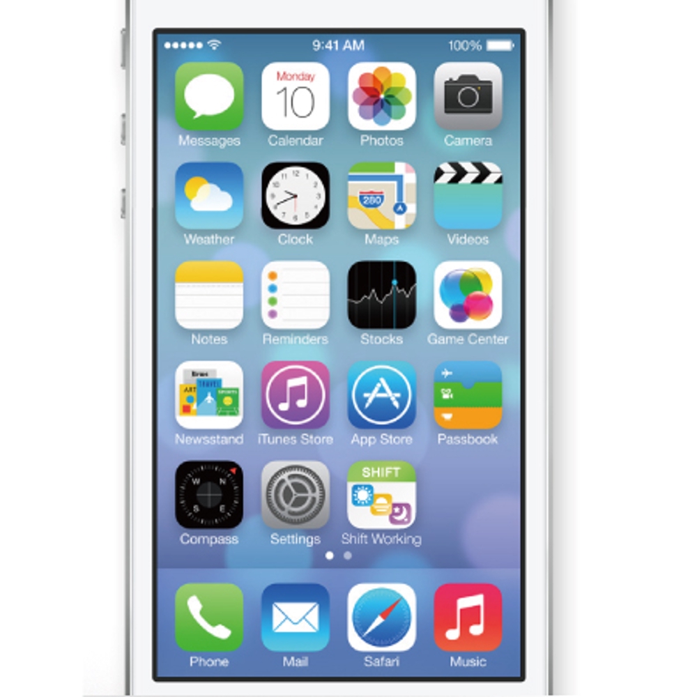 iPhoneアプリアイコン iOS7フラットデザイン風に変更