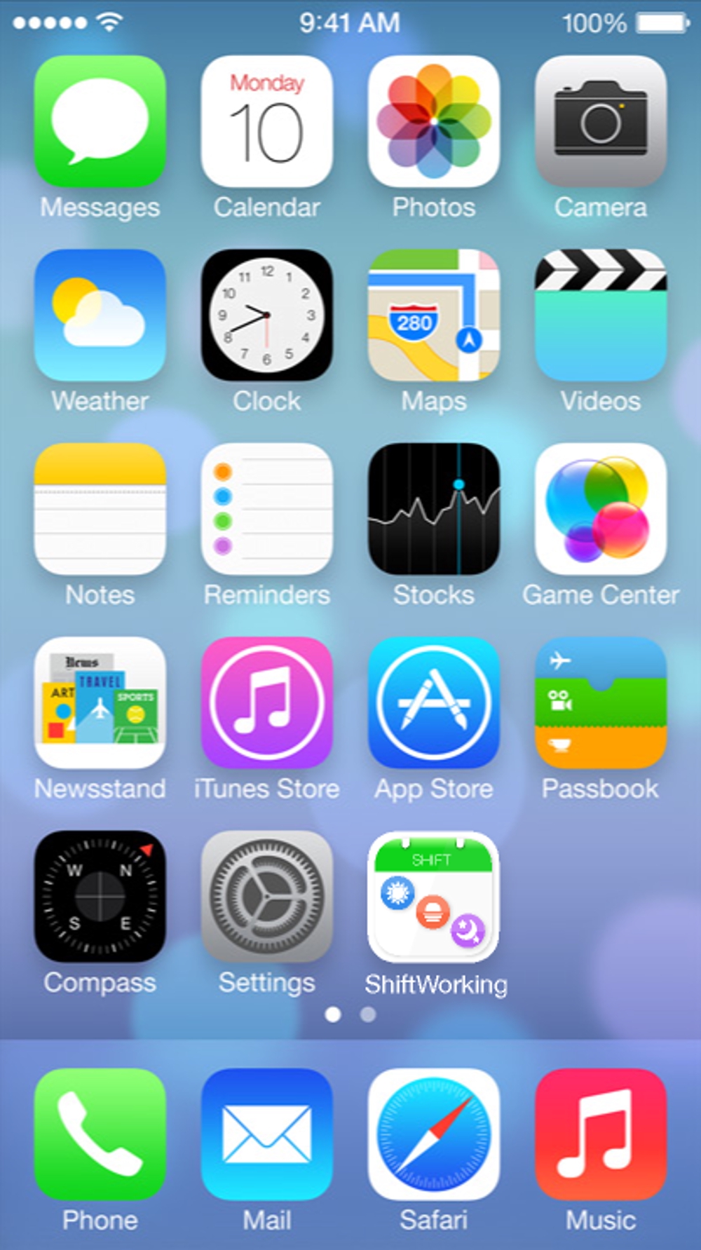 iPhoneアプリアイコン iOS7フラットデザイン風に変更