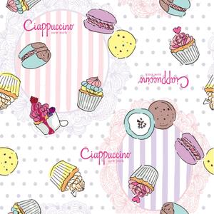 Moon Studio (piroko21)さんのＮＹスイーツのお店のプリント柄募集への提案