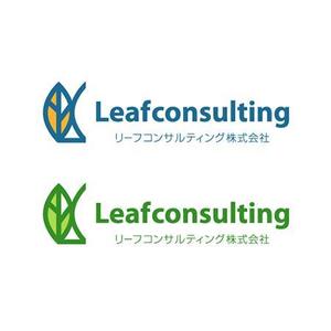 L-design (CMYK)さんの「Leafconsulting（リーフコンサルティング株式会社）」のロゴ作成への提案