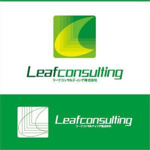 さんの「Leafconsulting（リーフコンサルティング株式会社）」のロゴ作成への提案