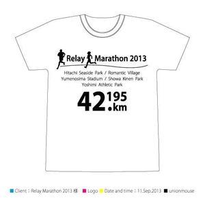 unionmouse (unionmouse)さんのマラソン大会参加賞Tシャツデザインの依頼ですへの提案
