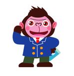 mimika (mimika)さんの「マンション経営大学」の生徒役、ゴリラをモチーフにしたキャラクター「ろうゴリくん」を募集します。への提案