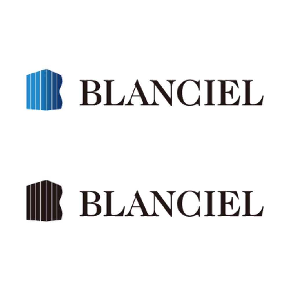 「BLANCIEL」のロゴ作成