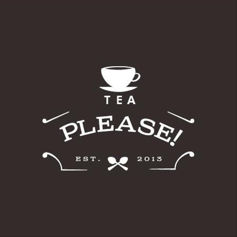 「Tea Please!」のロゴ作成