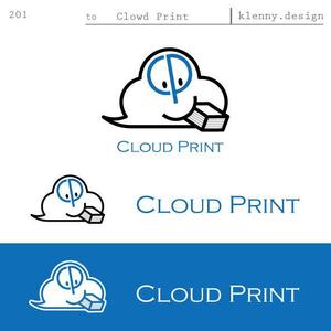 klenny (klenny)さんの「Cloud Print　　（クラウドプリント）」のロゴ作成への提案