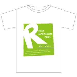 nonokuro (nonokuro)さんのマラソン大会参加賞Tシャツデザインの依頼ですへの提案