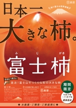 hashi=design ()さんの日本一大きな柿・富士柿の通販用チラシへの提案