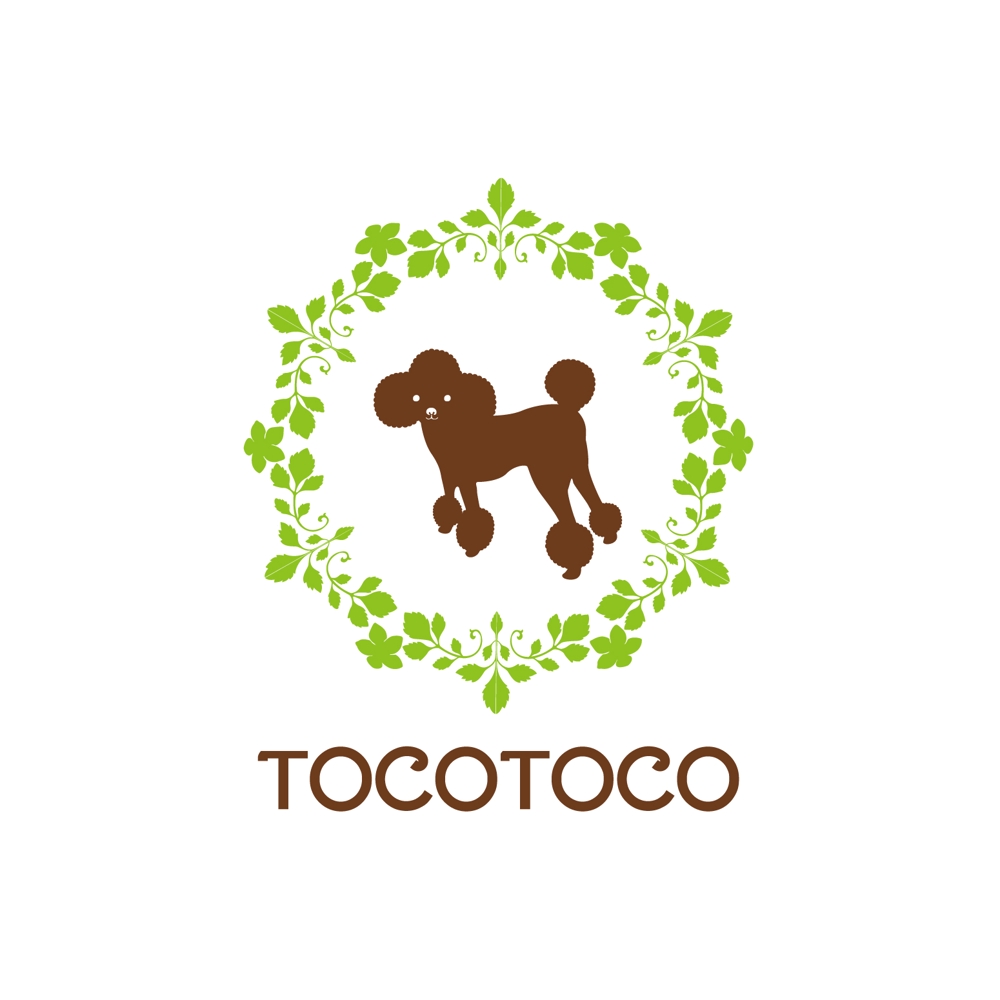 「TOCOTOCO」のロゴ作成