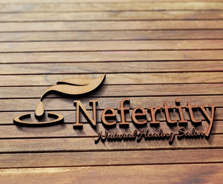 basek (Basek)さんの個人サロン「Natural Healing Salon Nefertity」（ネフェルティティ）のロゴ作成への提案