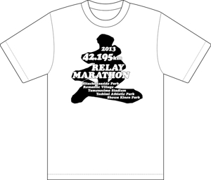 snb ()さんのマラソン大会参加賞Tシャツデザインの依頼ですへの提案