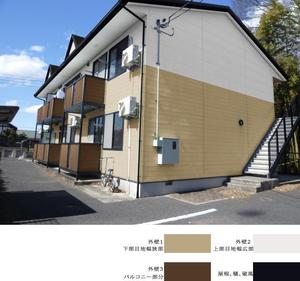 sakikana8さんのアパートの外壁と屋根の塗り替えデザインへの提案
