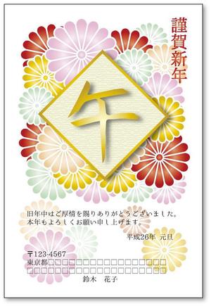 sironekoさんの2014年度オリジナル年賀状デザイン　総額16万円への提案