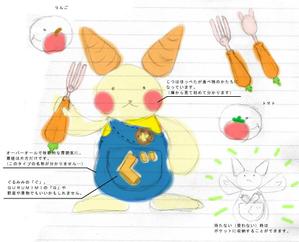 shou_0509さんの次回以降専属依頼あり。食育で使用するウサギのキャラクターデザイン（イメージ画添付）をお願い致します。への提案