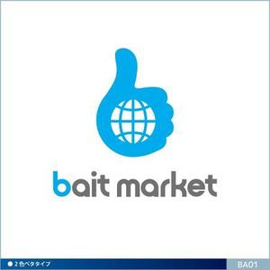 neomasu (neomasu)さんの「ｂａｉｔ　ｍａｒｋｅｔ」のネットショッピングサイトロゴ製作への提案