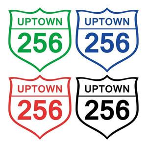 藤樹 (fujiituki)さんの「UPTOWN 256」のロゴ作成への提案