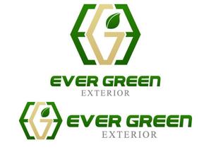 renamaruuさんの「(株)ＥＶＥＲ　ＧＲＥＥＮ　ＥＸＴＥＲＩＯＲ」のロゴ作成への提案