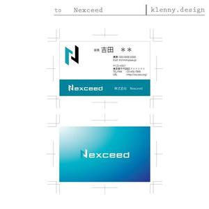 klenny (klenny)さんの【IT企業】名刺デザインの募集（ロゴファイル有）への提案
