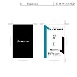 klenny (klenny)さんの【IT企業】名刺デザインの募集（ロゴファイル有）への提案