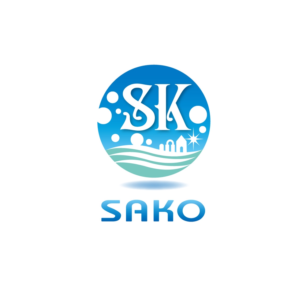 「SAKO」のロゴ作成