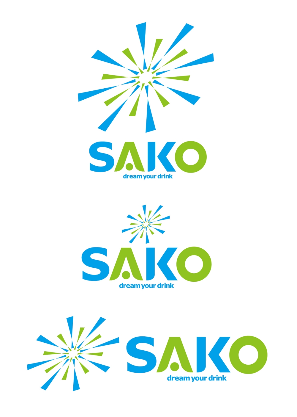 「SAKO」のロゴ作成