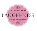 arc design (kanmai)さんの「Silk flower salon　Laugh-ness ～Laugh&Happiness～」のロゴ作成への提案