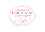 altern8 design (altern8)さんの「Silk flower salon　Laugh-ness ～Laugh&Happiness～」のロゴ作成への提案
