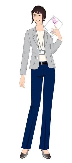 プリントファクトリーデザインスタジオ (printfactory)さんの女性向け講座パンフレットの表紙イラストへの提案