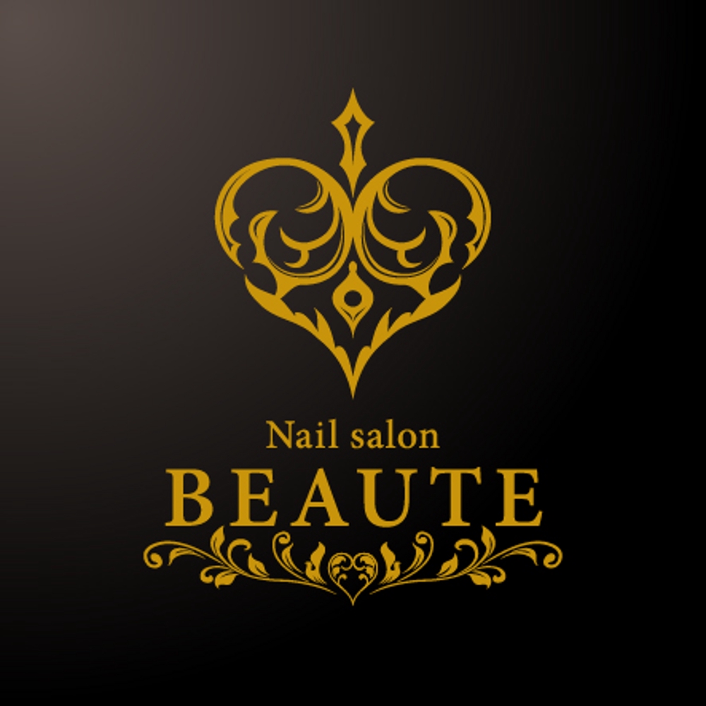 「Ｎail salon BEAUTE」のロゴ作成