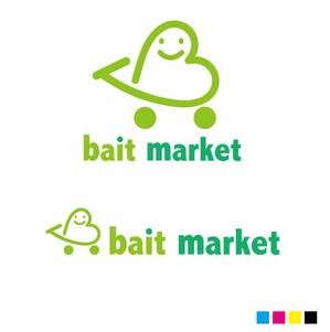 murajun39 (murajun39)さんの「ｂａｉｔ　ｍａｒｋｅｔ」のネットショッピングサイトロゴ製作への提案