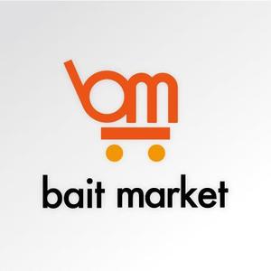 株式会社koop (koop)さんの「ｂａｉｔ　ｍａｒｋｅｔ」のネットショッピングサイトロゴ製作への提案