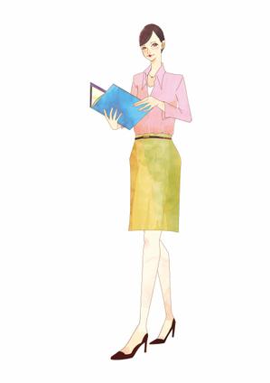 makimo ()さんの女性向け講座パンフレットの表紙イラストへの提案