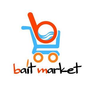 TOMO (aona06)さんの「ｂａｉｔ　ｍａｒｋｅｔ」のネットショッピングサイトロゴ製作への提案