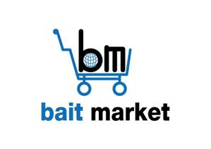 loto (loto)さんの「ｂａｉｔ　ｍａｒｋｅｔ」のネットショッピングサイトロゴ製作への提案