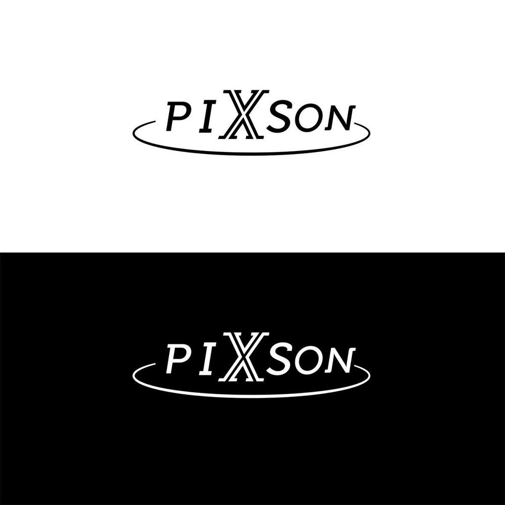 「PIXSON」(IT系メーカー)のロゴ作成(国内・海外で使用)