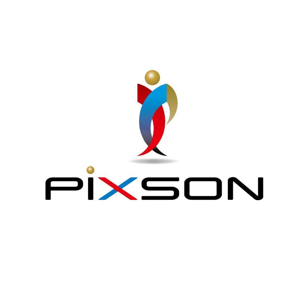 「PIXSON」(IT系メーカー)のロゴ作成(国内・海外で使用)