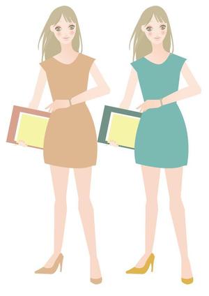 nYacco! ()さんの女性向け講座パンフレットの表紙イラストへの提案