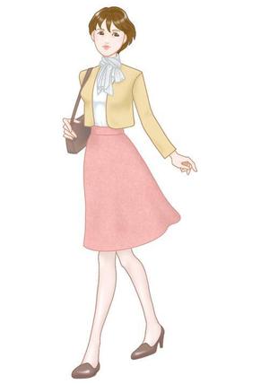sana_inaさんの女性向け講座パンフレットの表紙イラストへの提案