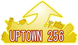 sima26さんの「UPTOWN 256」のロゴ作成への提案