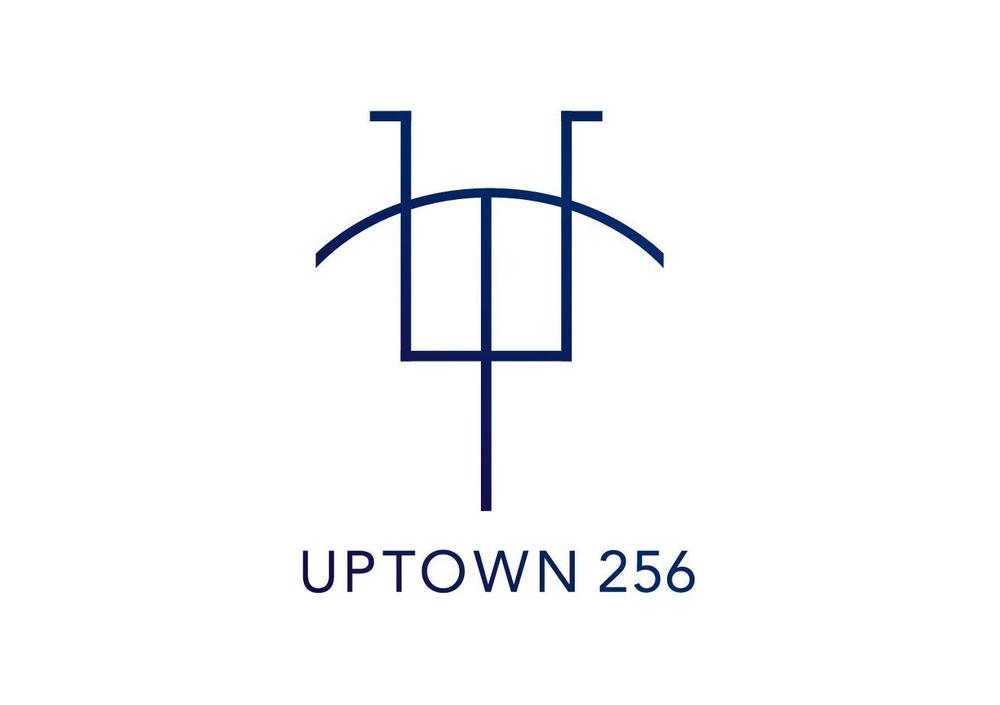 「UPTOWN 256」のロゴ作成